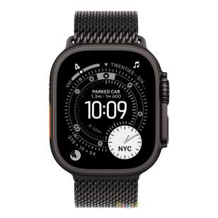 Apple Watch Ultra 3 LTE 49 мм (титановый корпус, черный/черный, миланская петля M) MF1Q4